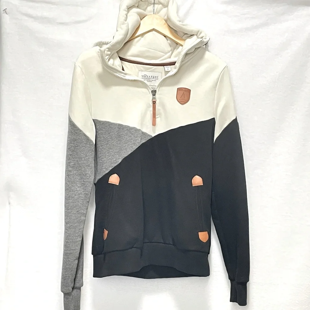 Wanakome 1/4 zip hoodie - Picture 1 of 7